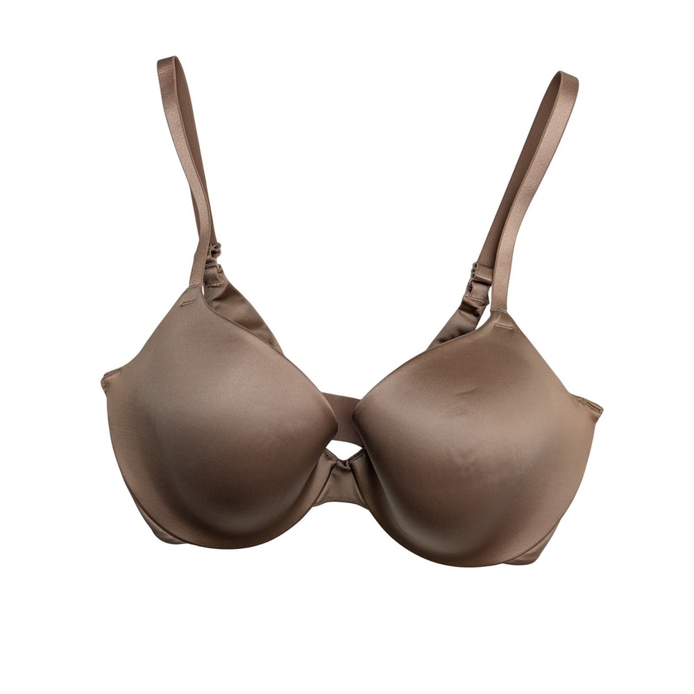 Wacoal 853397 Inner Sheen Contour T-Shirt Bra‎ 40D Dark Beige Underwire NWT $70